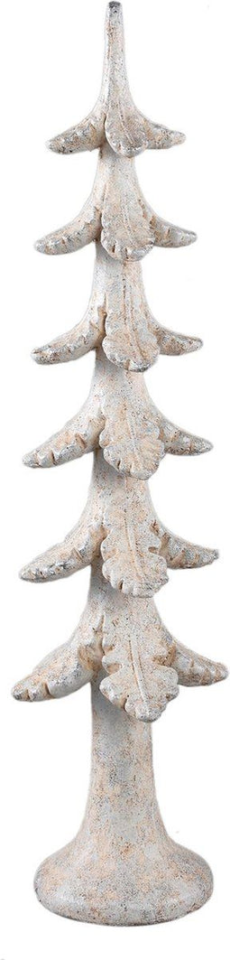 PTMD Deco Object Shefin - 19x19x75 cm - Cement - Creme