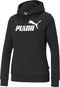 PUMA ESS Logo Hoodie FL - Dames Trui - Regular-fit - Zwart - Maat L