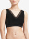 Chantelle Bralette - Kanten top met vulling - Brede bandjes - Zwart - XXL