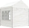 vidaXL - Prieel - met - dak - 8,92x2,28x2,69 - m - polyetheen - wit