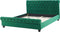 AVALLON - Tweepersoonsbed - Groen - 160 x 200 cm - Fluweel