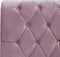 AVALLON - Tweepersoonsbed - Roze - 180 x 200 cm - Fluweel