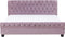 AVALLON - Tweepersoonsbed - Roze - 180 x 200 cm - Fluweel