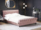 AVALLON - Tweepersoonsbed - Roze - 180 x 200 cm - Fluweel