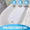 Avalo Badmat / Antislipmat Douche - 100x40CM - Wit - Met Zuignappen - Douchemat Antislip voor Douche - Badkamermat