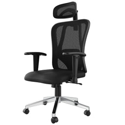 Avalo Ergonomische Bureaustoel Met Hoofdsteun - NEN1335 - Bureaustoelen Voor Volwassenen - Bureau Stoel - Incl. 2 Sets Krasvrije Wielen Voor Harde / Zachte Ondergrond