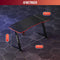 Avalo Gaming Bureau - 140x60x75 CM - Game Desk - Tafel - Zwart