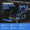 Avalo Gaming Stoel - Gamestoel - Ergonomische Bureaustoel Verstelbaar - Game Stoel - Gaming Chair - Zwart/Blauw