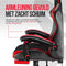 Avalo Gaming Stoel - Gamestoel - Ergonomische Bureaustoel Verstelbaar - Game Stoel - Gaming Chair - Zwart/Rood