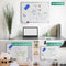 Avalo Whiteboard 60x90 cm - 14 in 1 set - Whiteboard Magnetisch inclusief Markers, Magneten & Wisser
