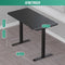 Avalo Zit Sta Bureau Elektrisch Verstelbaar - 120x60 CM - Zwart - Elektrisch Bureau