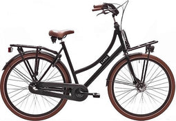 Avalon Cargo Transportfiets - Damesfiets 28 Inch - 3 versnellingen - Matzwart