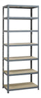 Avasco Opbergrek L Strong - 222cm hoog - 1400 kg draagkracht - 200 kg draagkracht per plank - monteren zonder schroeven