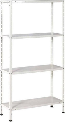 Avasco Opbergrek - Stellingkast Solid 50 Wit - 200 kg draagkracht - 150x75x30 cm