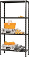 Avasco Opbergrek/ Stellingkast Solid 50 Zwart - 200 kg draagkracht - 145x72,5x30 cm