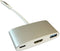 LC-Power LC-HUB-C-MULTI-4 - USB hub - 1x HDMI - Wit