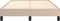 vidaXL - Bedframe - zonder - matras - 120x190 - cm - kunstleer - cappuccinokleurig