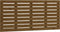 vidaXL - Hoofdbord - wandmontage - 126x3x63 - cm - grenenhout - honingbruin