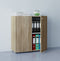 Archiefkast opbergkast Vandol mini lichtbruin 74 cm hoog