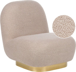 Fauteuil LOVIISA Bouclé Beige