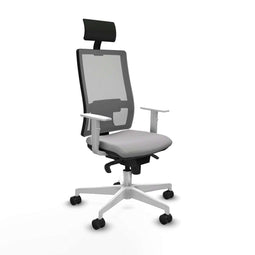 Bureaustoel met hoofdsteun Piqueras y Crespo 4B026N1 Lichtgrijs