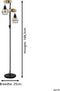 EGLO Townshend 5 - Vloerlamp - E27 - 166,5 cm - Zwart/Bruin