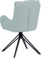 AVELAR - Set van 2 eetkamerstoelen - Mintgroen - Polyester