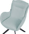 AVELAR - Set van 2 eetkamerstoelen - Mintgroen - Polyester