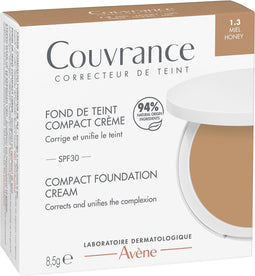 Avène Foundation Couvrance Fond de Teint Compact Crème 1.3 Miel 8.5gr