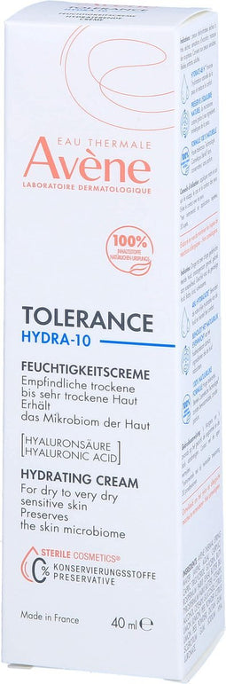 Avène Tolérance Hydra-10 Hydraterende Crème 40 ml