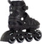 Aventuri Verstelbare Inline Skates - Semi-softboot Skeelers - Verstelbaar Maat 38-41 (L) - Voor Jongens en Meisjes - Zwart