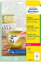 Avery afneembare weerbestendige etiketten formaat 991 x 139 mm (b x h) wit doos van 80 etiketten