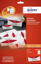 AVERY Bedrukbare naamkaarten 10 blad 40 stuks (formaat 120 x 45 mm)