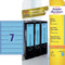 Avery Border Binder Labels, Blue 192 x 38mm (140)