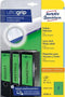 Avery Border Binder Labels, Green 192 x 38mm (20)