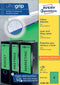 Avery Border Binder Labels, Green 192 x 61mm (100)