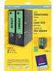 Avery Border Binder Labels, Green 192 x 61mm (100)
