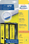 Avery Border Binder Labels, Yellow 61 x 297mm (20)