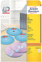 Avery CD Etiketten, wit, Ø 117,0 mm, permanent klevend