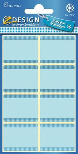 Avery Diepvriesetiket Z-design 36 X 28 Mm Papier 40 Stuks