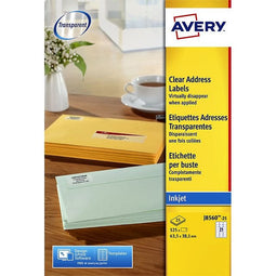 Avery - Etiket avery j8560-25 63.5x38.1mm tr 525 stuks