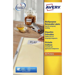 Avery - Etiket avery l6025rev-25 63.5x46.6mm wit 450 stuks