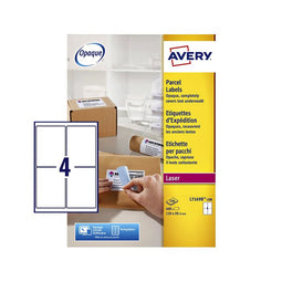 Avery - Etiket avery l7169b 99.1x139mm blockout 400 stuks