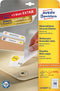 Avery - Etiket avery l4736rev-25 45.7x21.2mm afneembaar wit 1200stuk