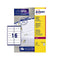 Avery - Etiket avery l7162-100 99.1x33.9mm wit 1600 stuks