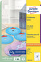 Avery - Etiket avery l7676-25 cd full size mat wit 50 stuks