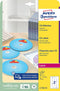 Avery - Etiket avery l7760-25 cd full size glossy 50 stuks