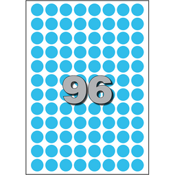 Avery - Etiket | papier | ∅15mm | blauw
