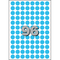 Avery - Etiket | papier | ∅15mm | blauw