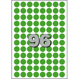 Avery - Etiket | papier | ∅15mm | groen